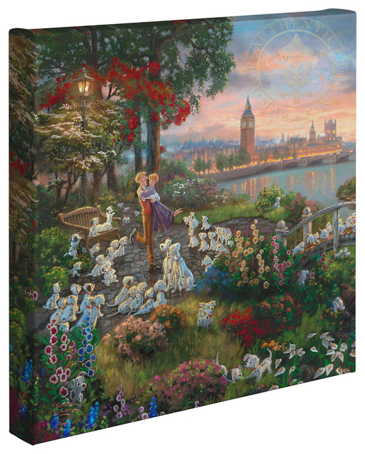 101 Dalmatians Disney Art Gallery Wrapped Canvas 14" x 14"