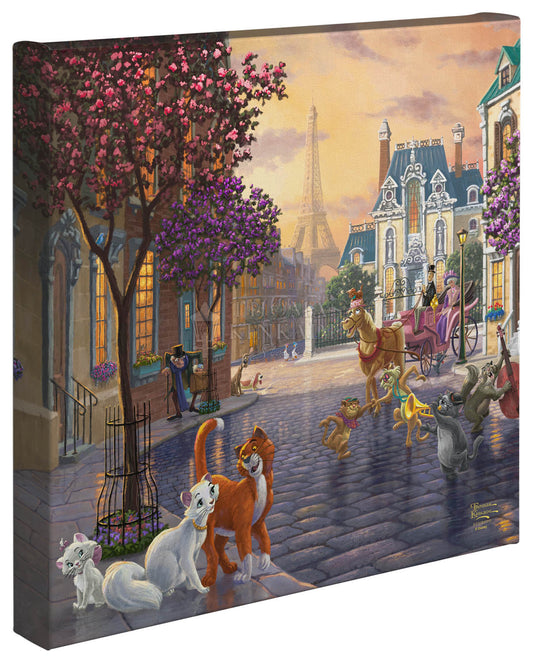 The Aristocats Disney Art Gallery Wrapped Canvas 14" x 14"