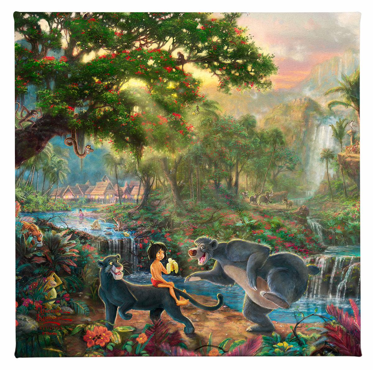 The Jungle Book Disney Art Gallery Wrapped Canvas 14" x 14"